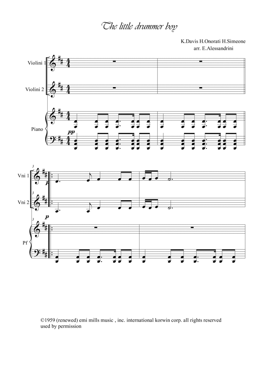 Book cover for The Little Drummer Boy