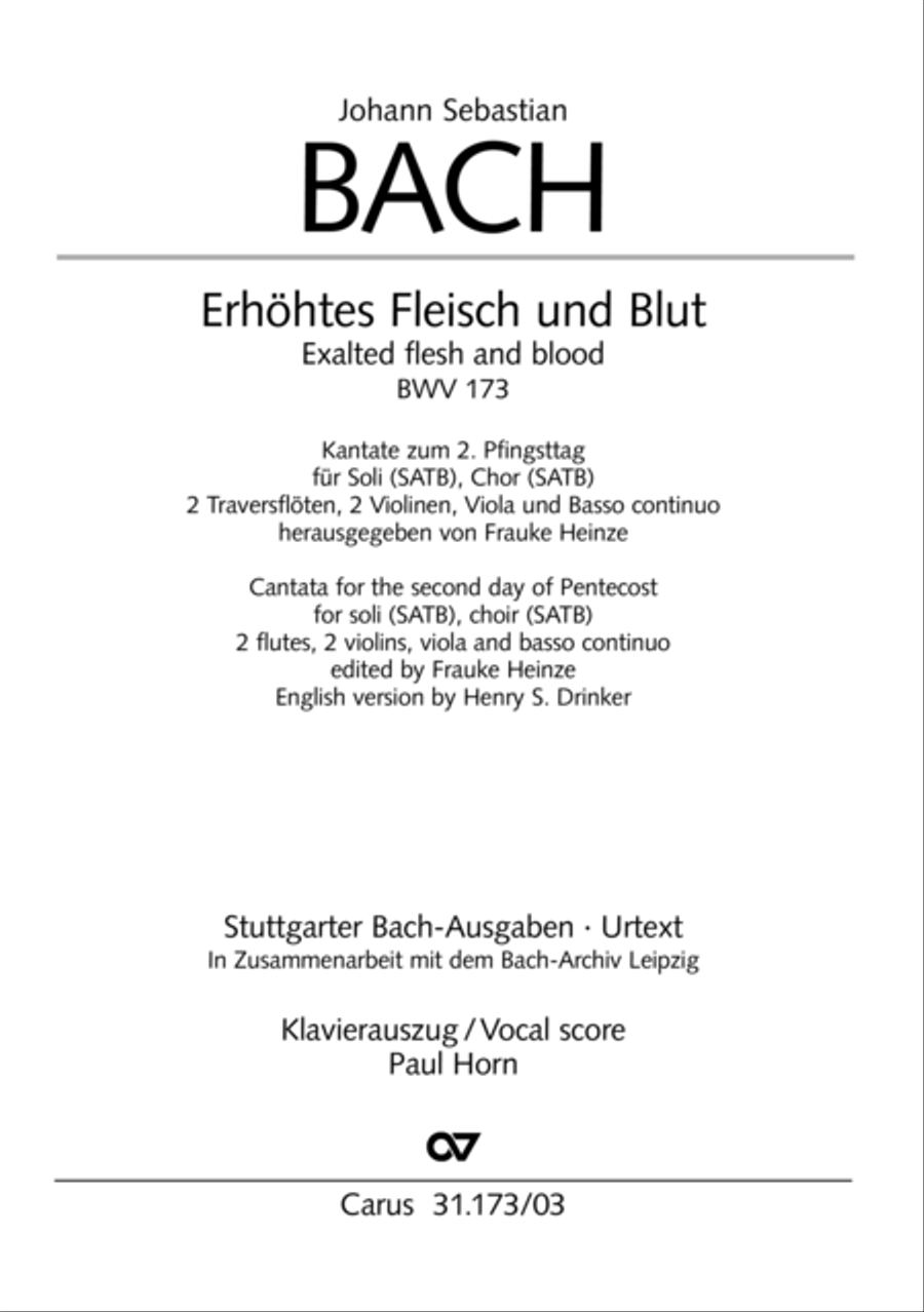Exalted flesh and blood (Erhohtes Fleisch und Blut) 4-Part scores gallery preview page 2