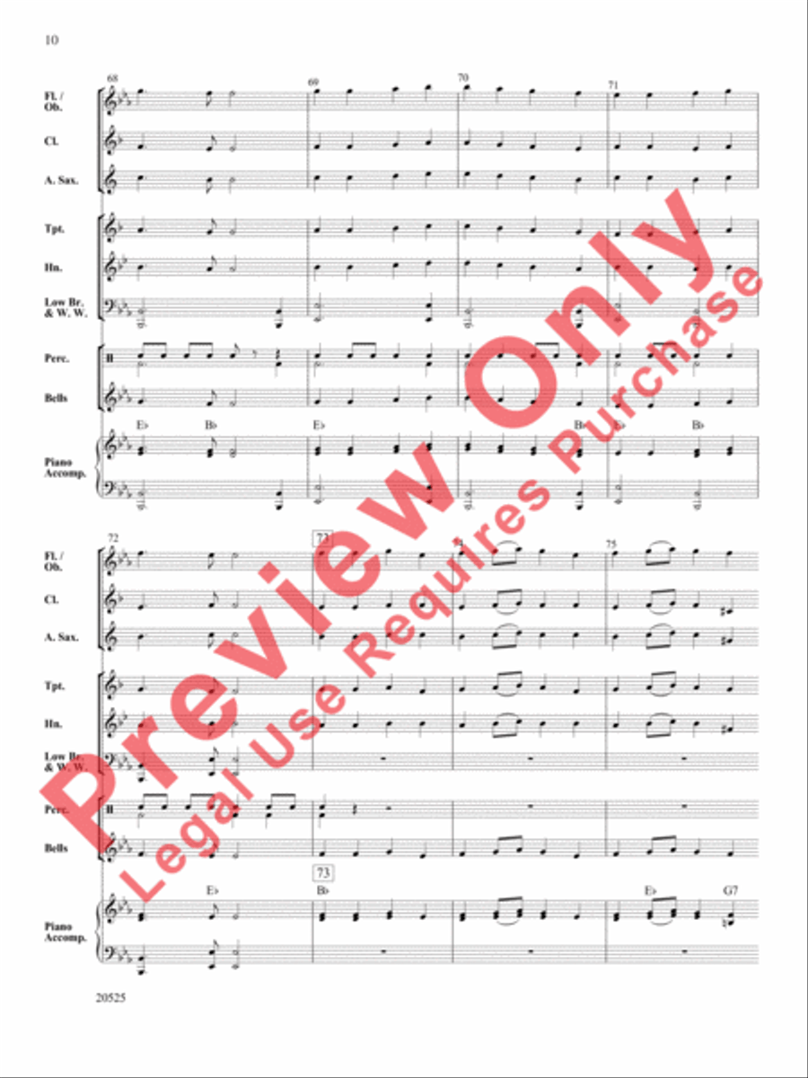 Best of Beethoven Best of Beethoven Concert Band scores gallery preview page 11