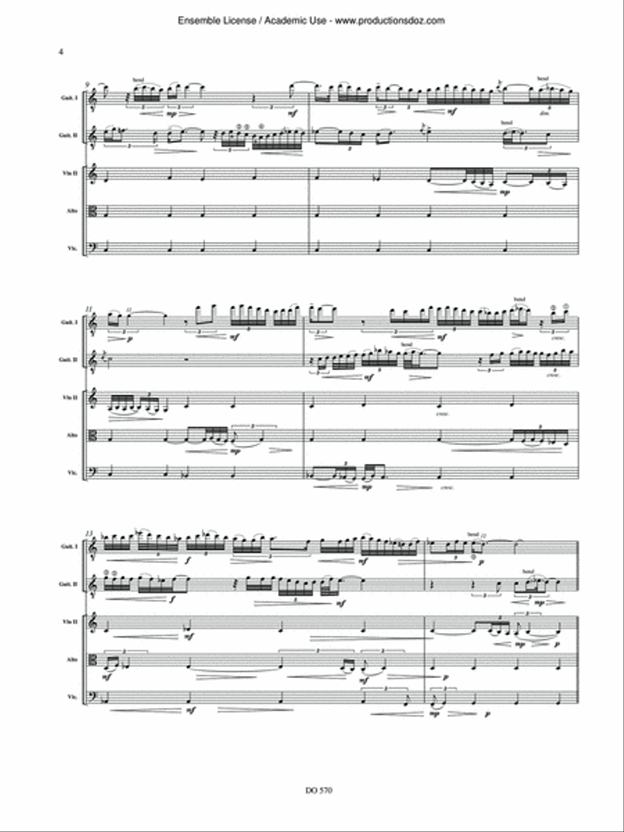 Prayers Orchestra scores gallery preview page 4