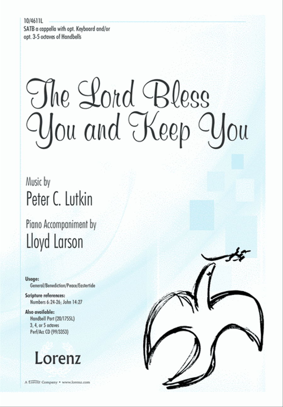The Lord Bless You and Keep You 4-Part scores gallery preview page 1