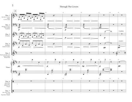 Through The Cavern (percussion ensemble piece) image number null
