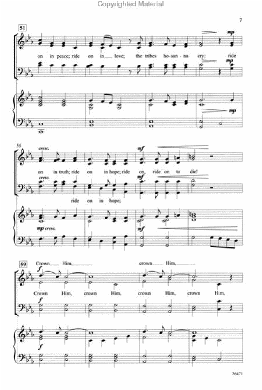 The Passion and the Crown 4-Part scores gallery preview page 3