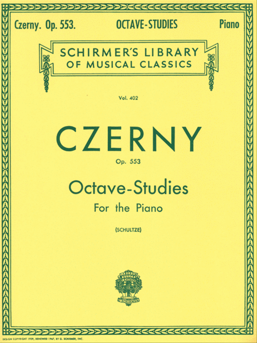 6 Octave Studies in Progressive Difficulty, Op. 553