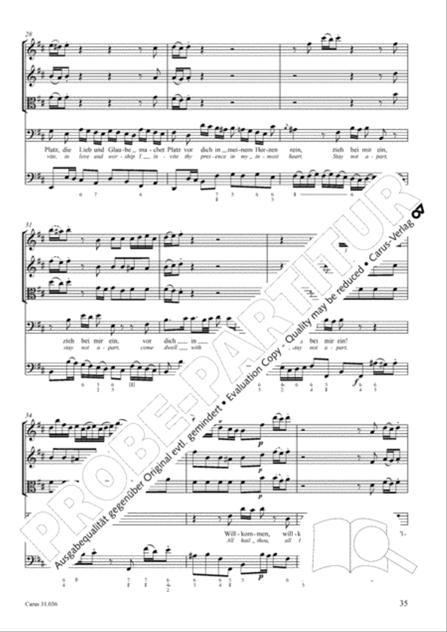 Up joyous raise your song (Schwingt freudig euch empor) 4-Part scores gallery preview page 36