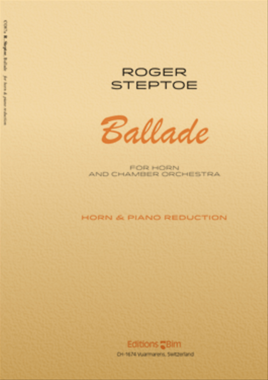 Ballade Piano scores gallery preview page 1