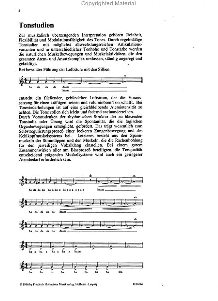Grundlagenstudien für Trompete Trumpet Solo scores gallery preview page 2