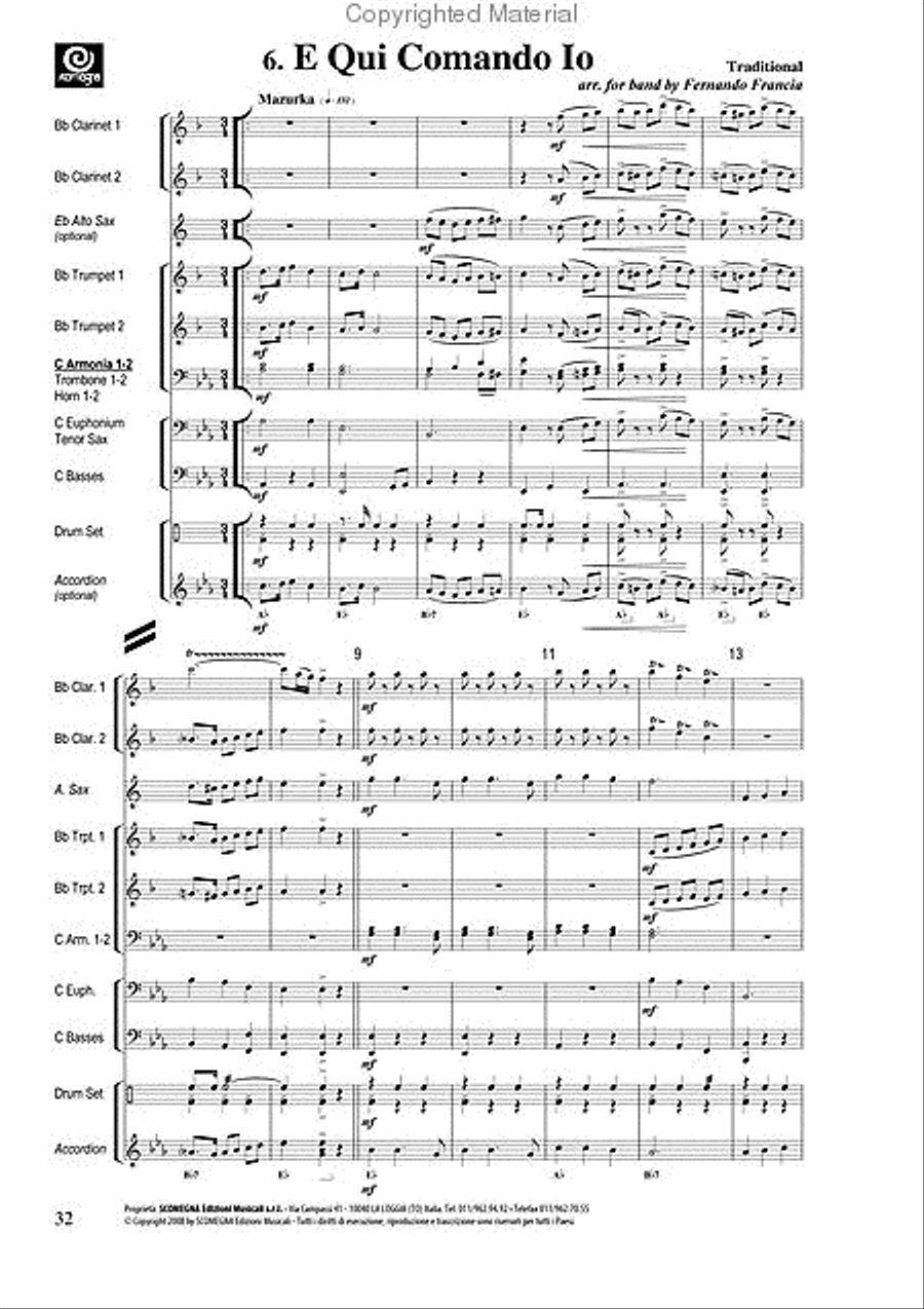 Green Book Vol. 2 - 12 Dance Numbers Marching Band scores gallery preview page 8