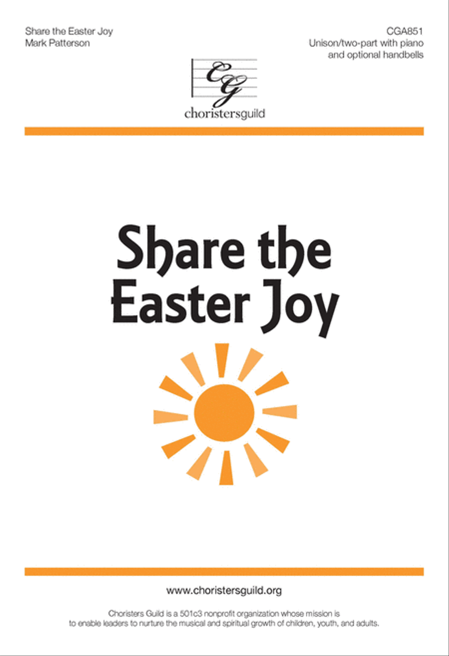 Share the Easter Joy Unison Choir scores gallery preview page 1