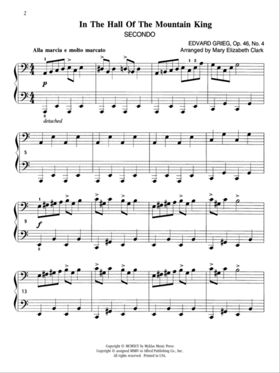 In the Hall of the Mountain King Small Ensemble scores gallery preview page 2