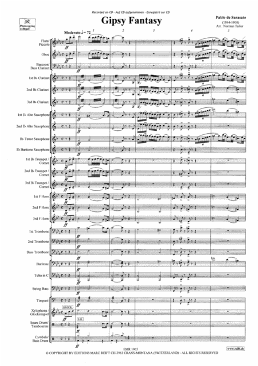 Gipsy Fantasy Gipsy Fantasy Concert Band scores gallery preview page 4