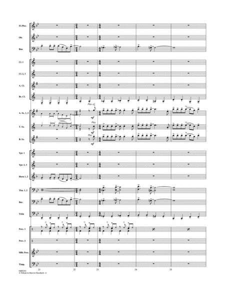 A Tribute To Marvin Hamlisch - Conductor Score (Full Score)