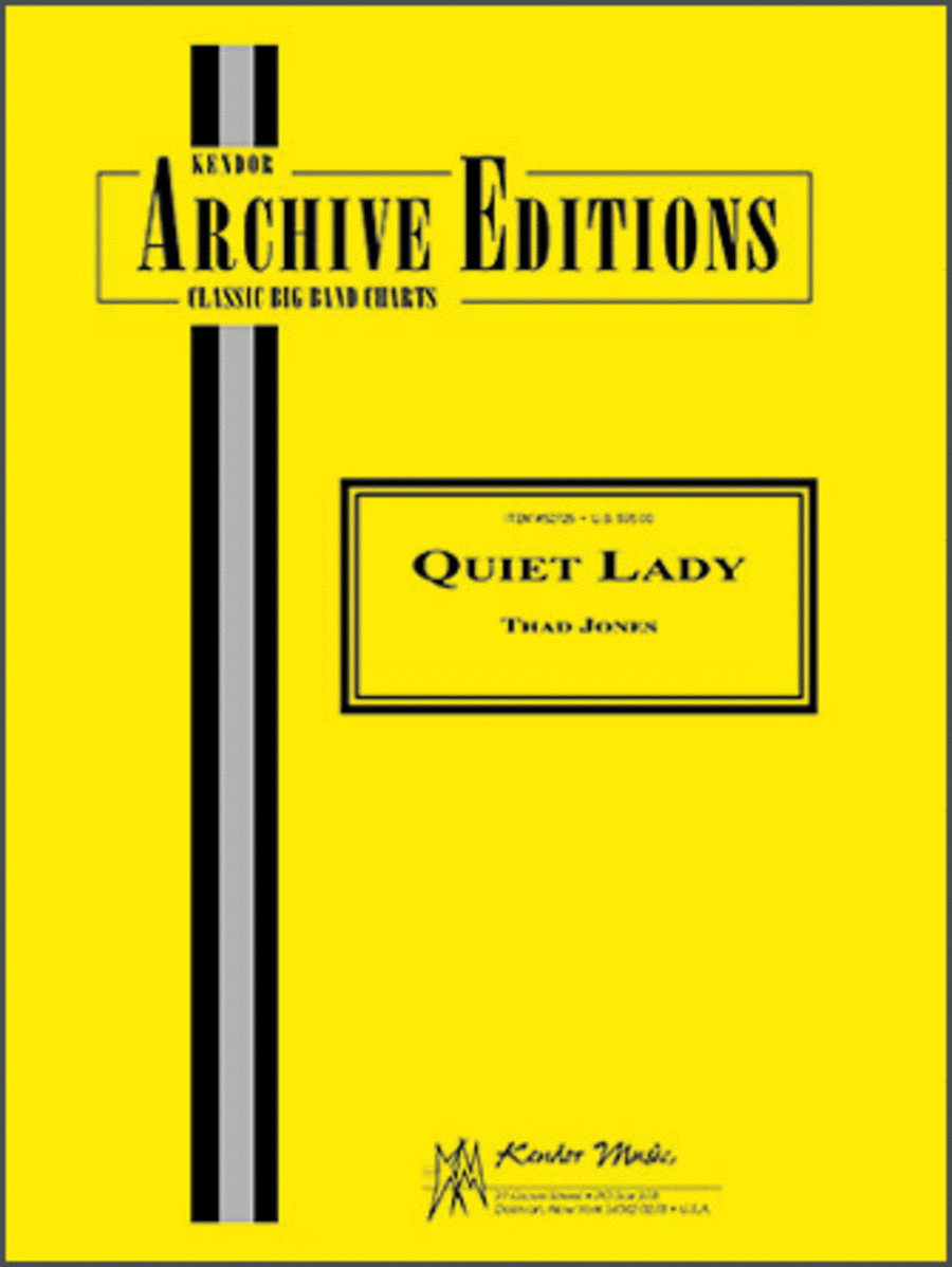 Quiet Lady (Full Score) Jazz Ensemble scores gallery preview page 1