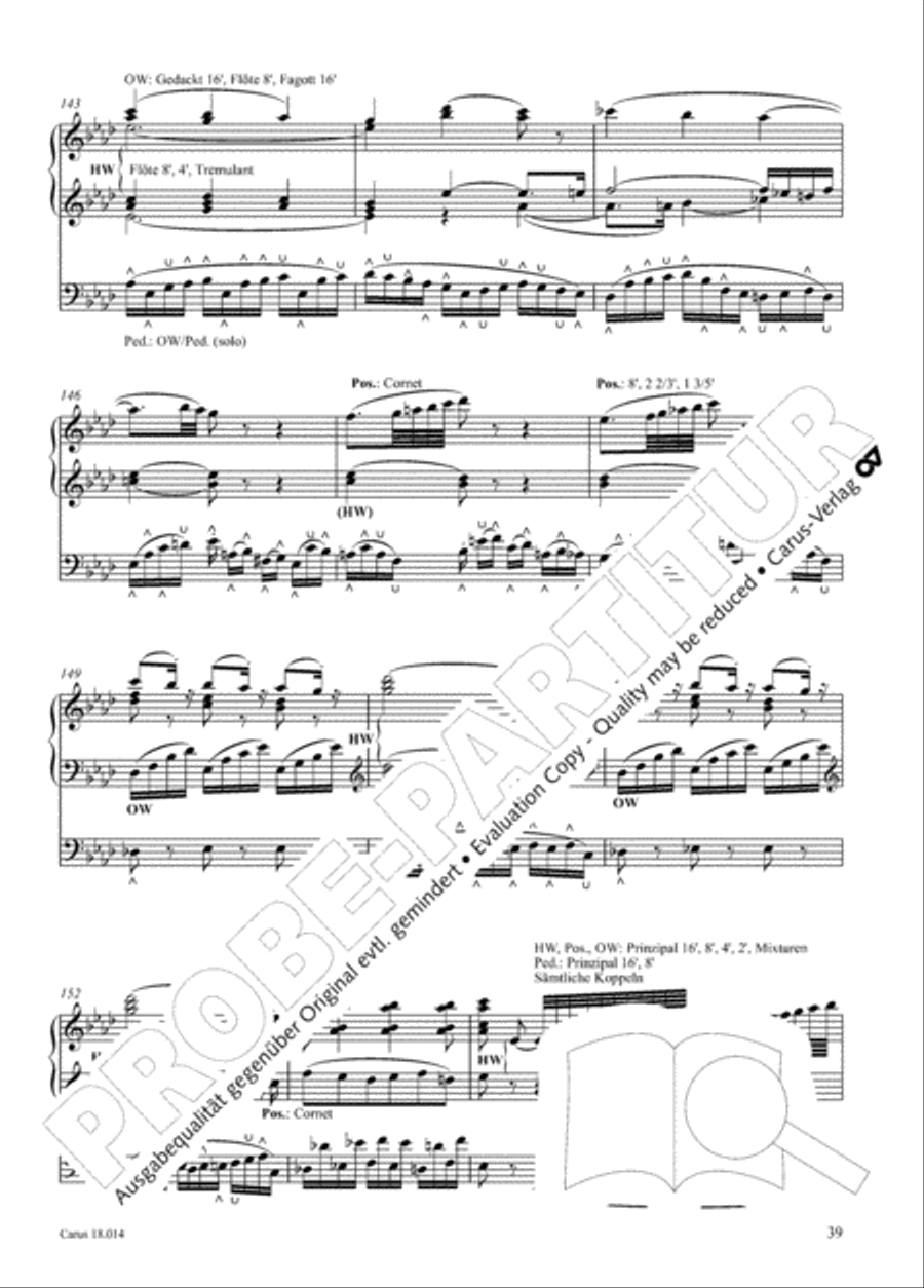 W. A. Mozart: Three organ works Organ scores gallery preview page 40