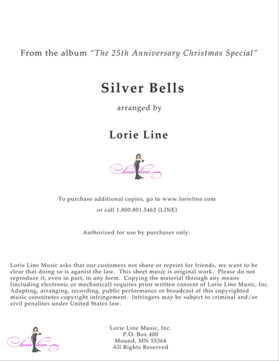 Silver Bells Piano Solo scores gallery preview page 1