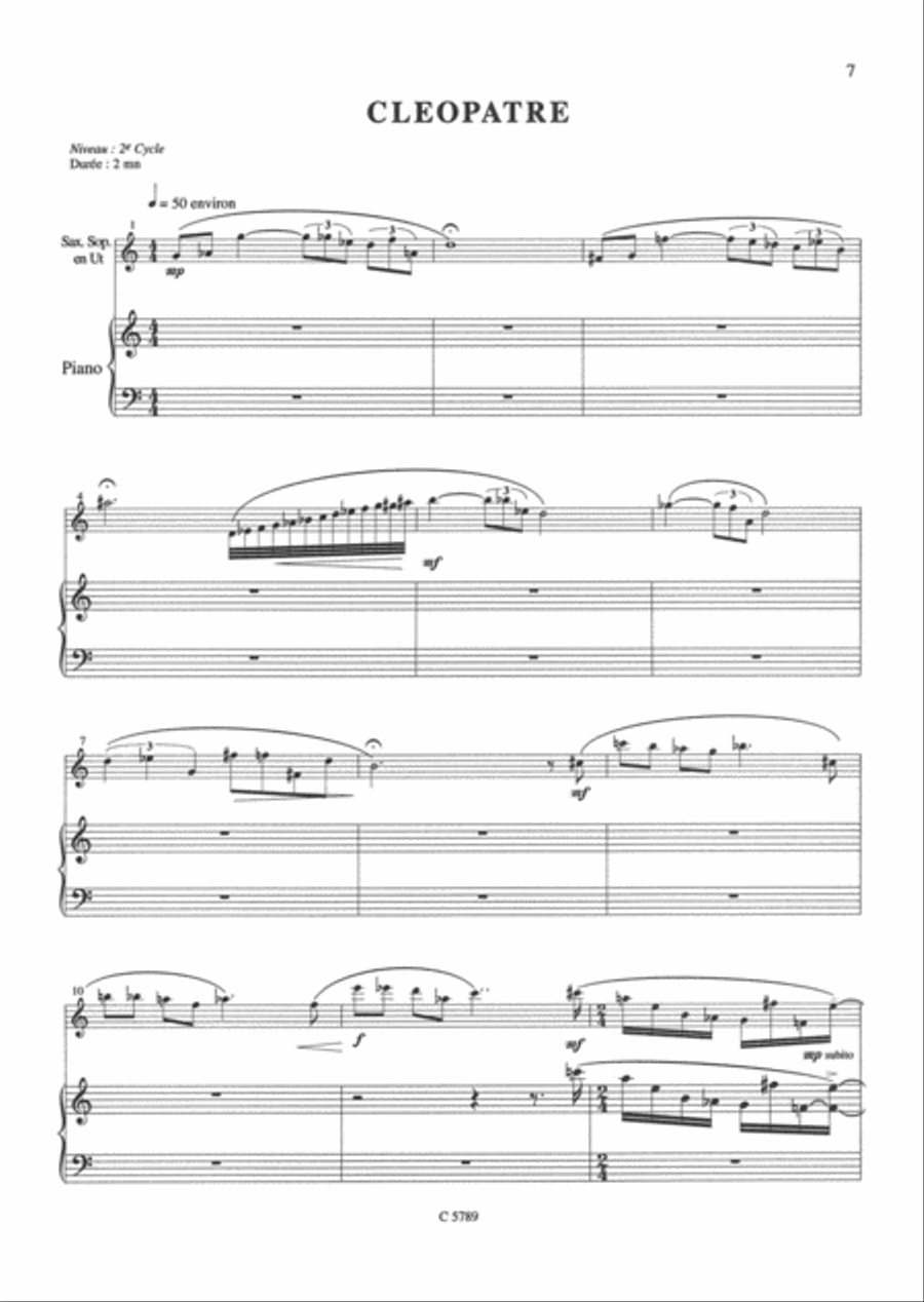 Profession heros - Volume 1 Soprano Saxophone scores gallery preview page 4