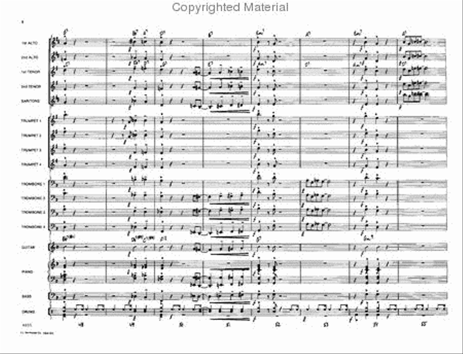 No Scuffle Shuffle No Scuffle Shuffle Jazz Ensemble scores gallery preview page 8