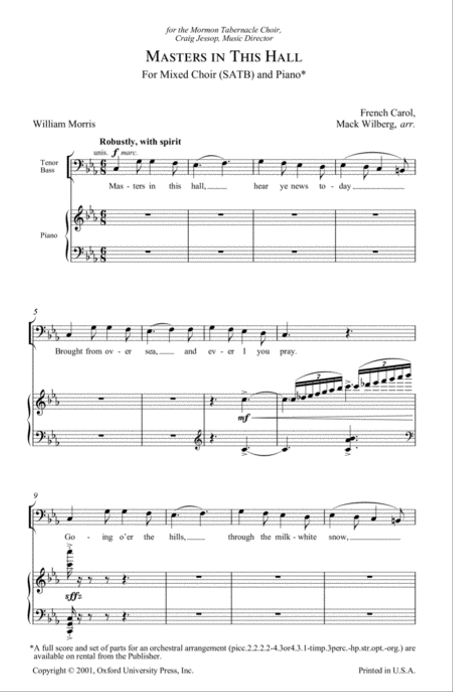 Masters in this hall Masters in this hall 4-Part scores gallery preview page 2