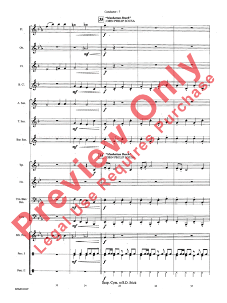 Patriotic Bits & Pieces Concert Band scores gallery preview page 10