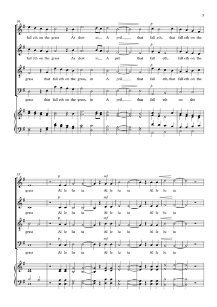 I Sing of a Maiden, for SATB choir image number null