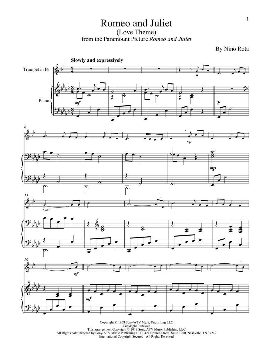 Romeo And Juliet (Love Theme)
