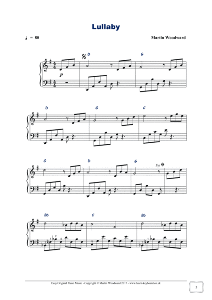 Lullaby Piano Method scores gallery preview page 3