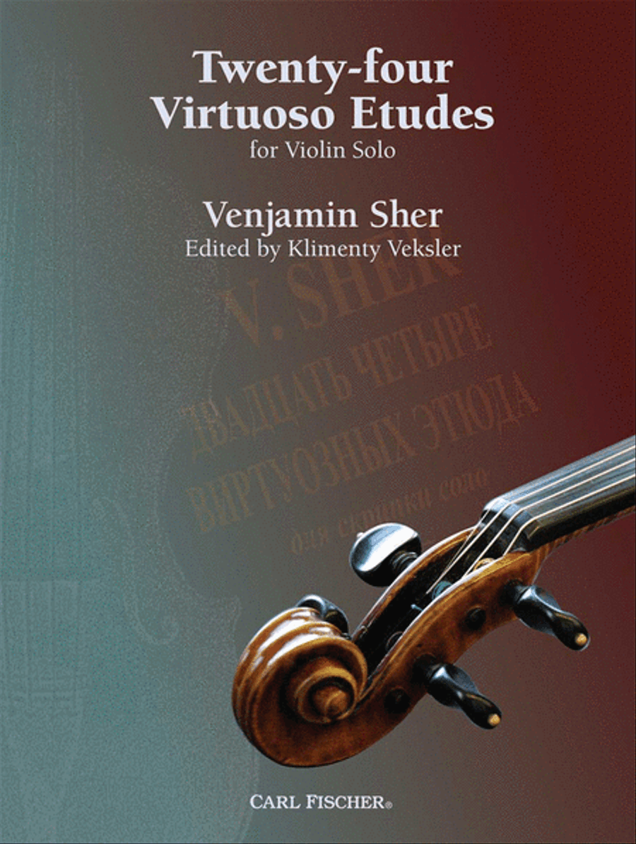 Twenty-Four Virtuoso Etudes Violin Solo scores gallery preview page 1