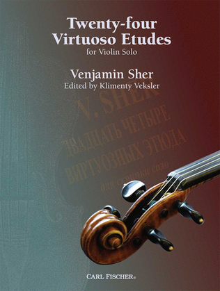 Book cover for Twenty-Four Virtuoso Etudes