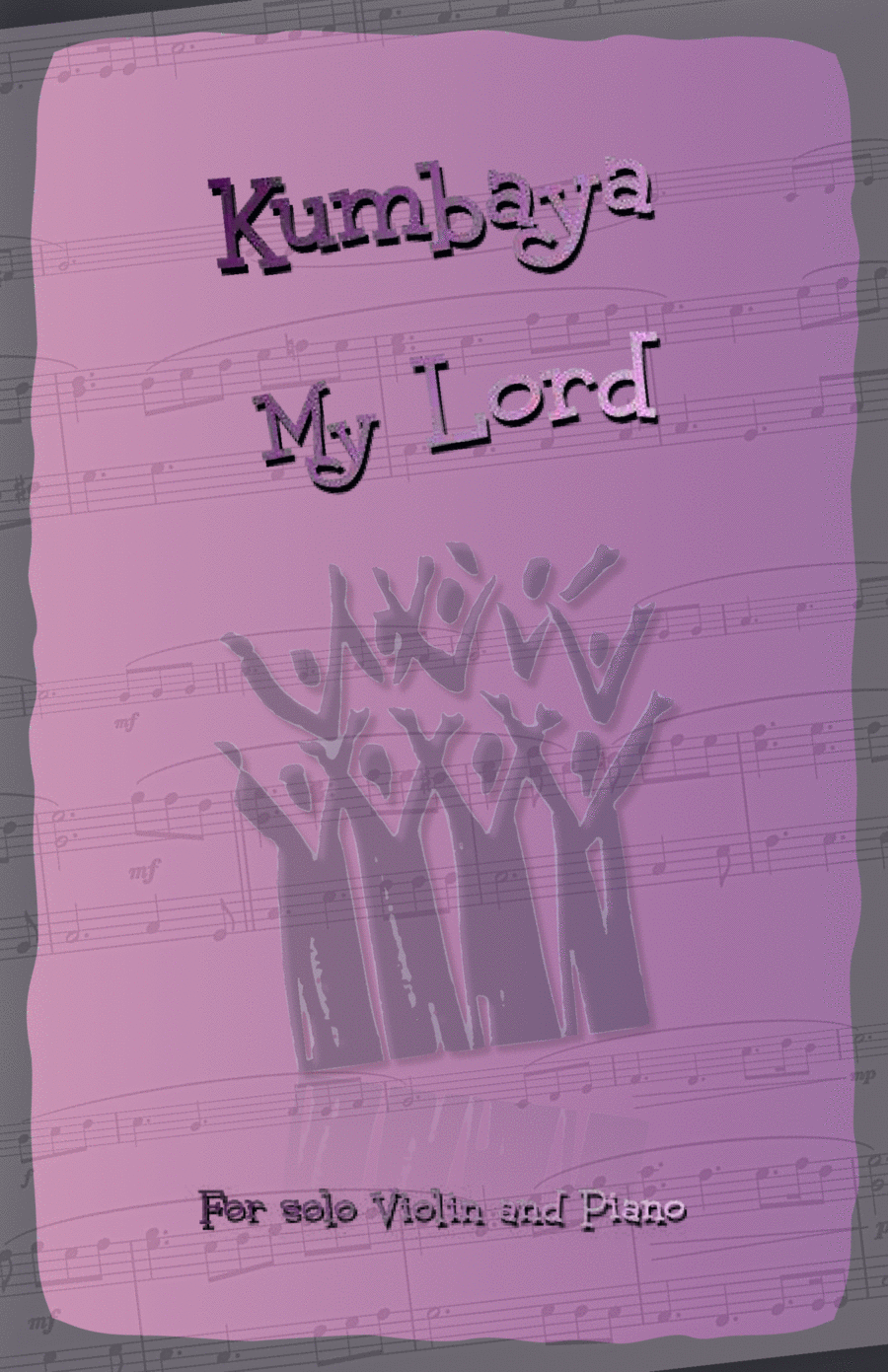 Kumbaya My Lord, Gospel Song for Violin and Piano Violin Solo scores gallery preview page 1