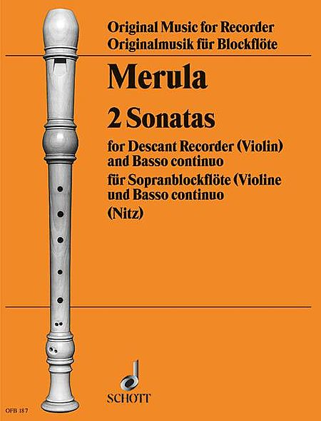 2 Sonatas (Basso Continuo / Descant Recorder)