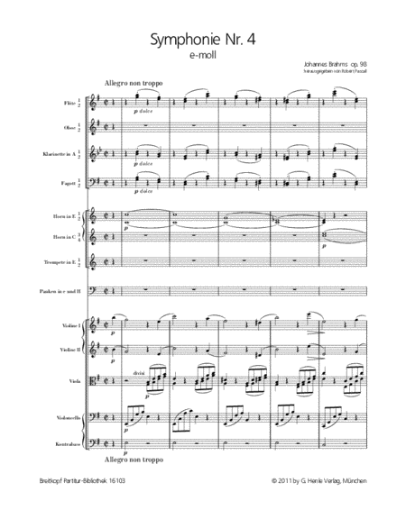Symphony No. 4 in E minor Op. 98