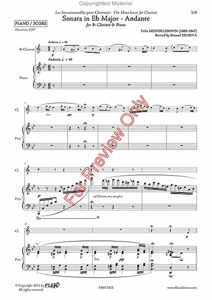 Sonate In Eb Major - Andante image number null
