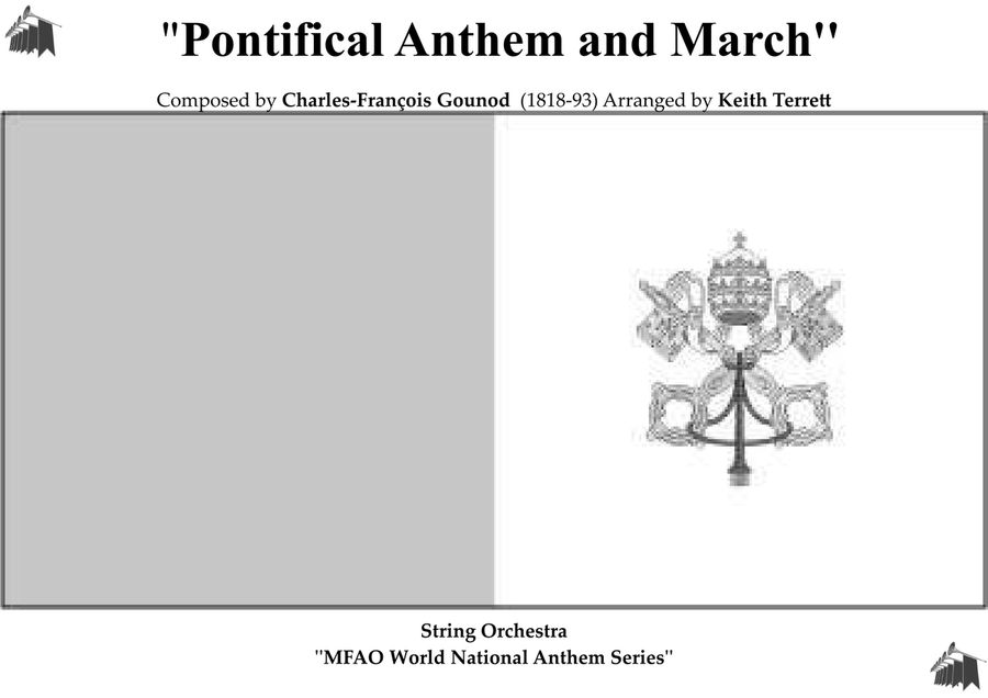 Vatican State National Anthem for String Orchestra String Orchestra scores gallery preview page 1