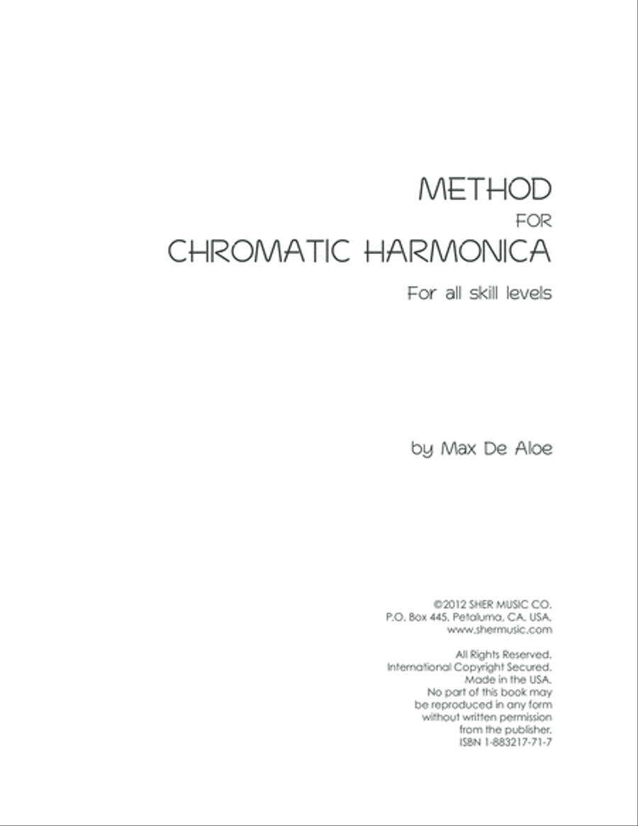 Method for Chromatic Harmonica Harmonica scores gallery preview page 2