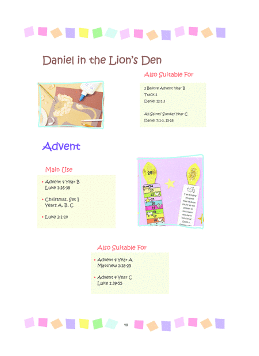 Colour, Make & Doodle - Bible Bookmarks + Cards Collection / Songbook scores gallery preview page 18