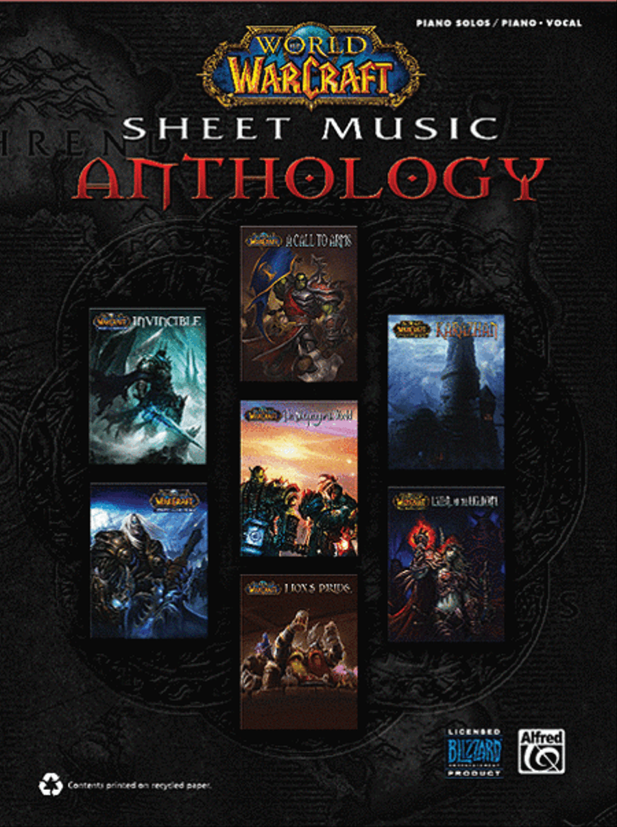World of Warcraft Sheet Music Anthology Piano, Vocal, Guitar scores gallery preview page 1