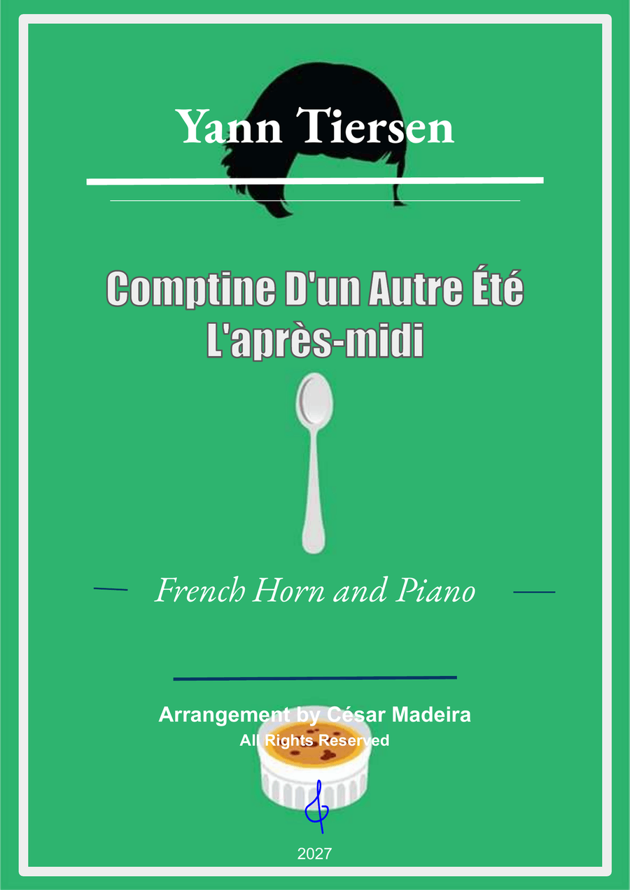 Comptine D'un Autre Été: L'après-midi Piano scores gallery preview page 1