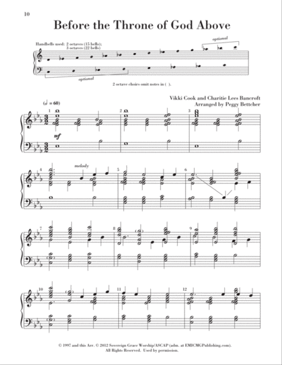 Easy to Ring Praise and Worship 3-Octaves scores gallery preview page 13