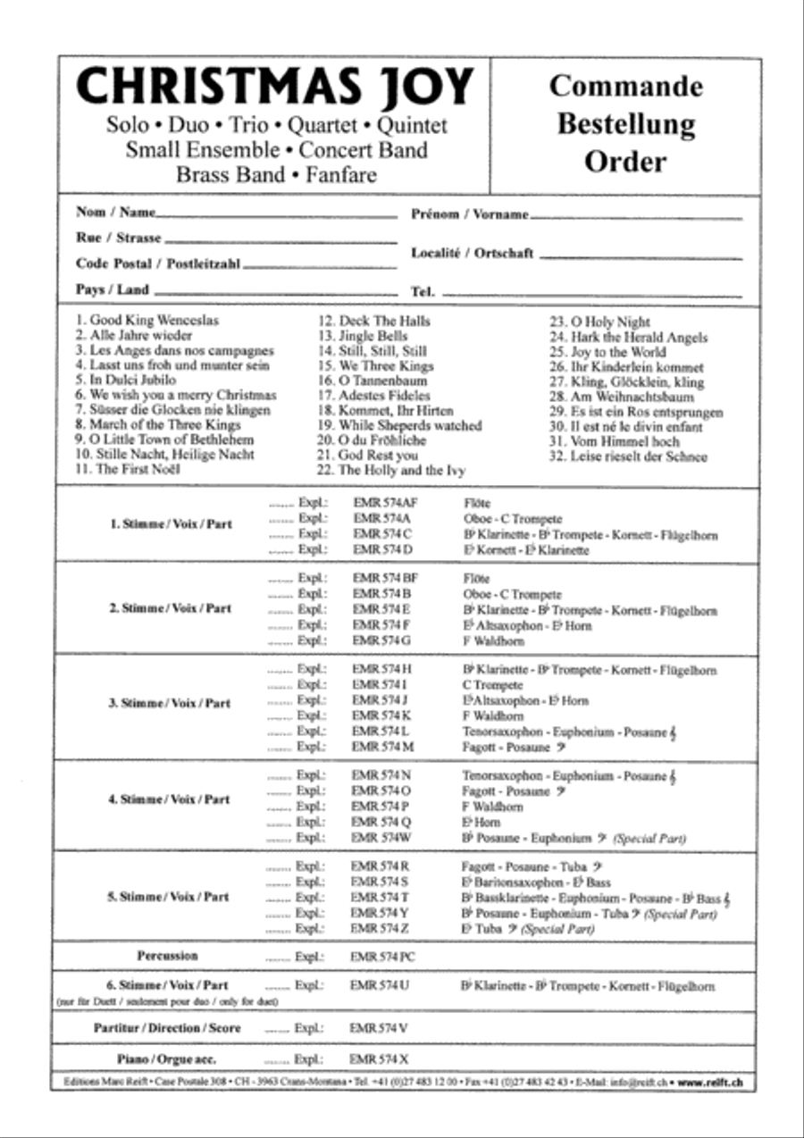 32 Weihnachtsmelodien / Christmas Clarinet scores gallery preview page 2