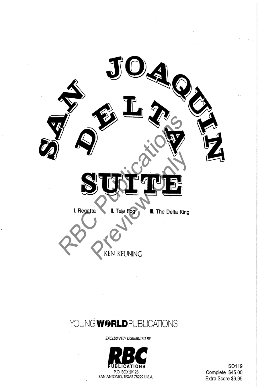 San Joaquin Delta Suite String Orchestra scores gallery preview page 2