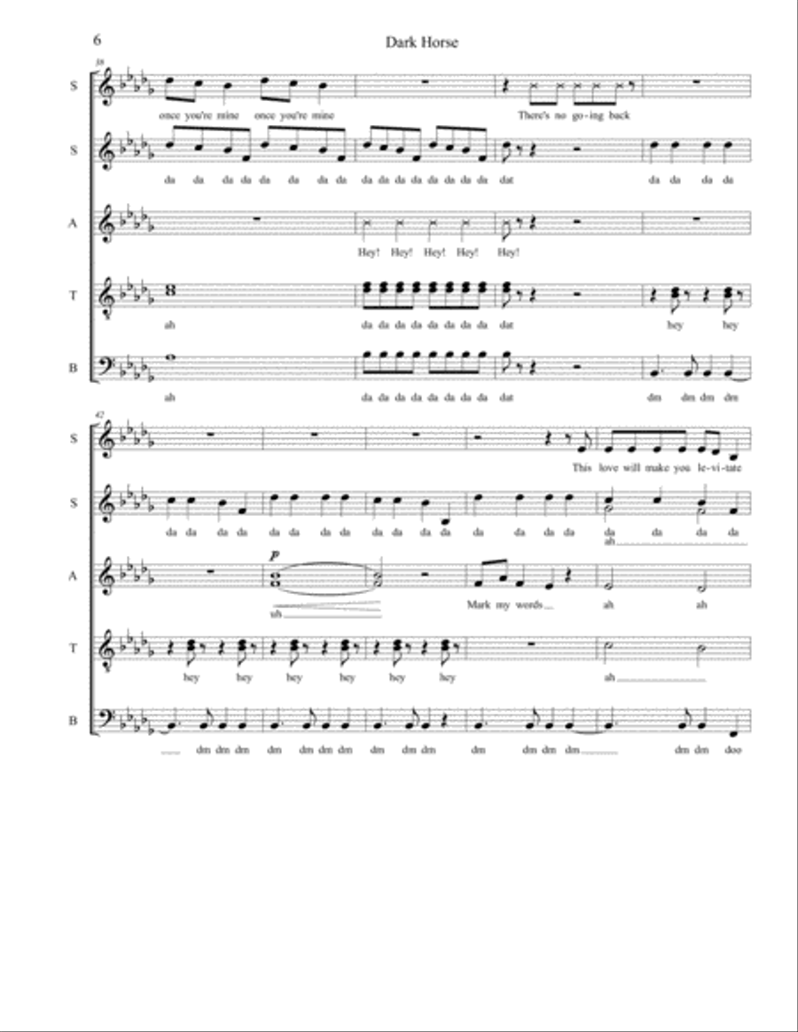 Dark Horse Small Ensemble scores gallery preview page 6