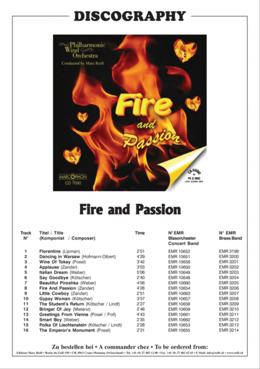 The Emperor's Monument Concert Band scores gallery preview page 3