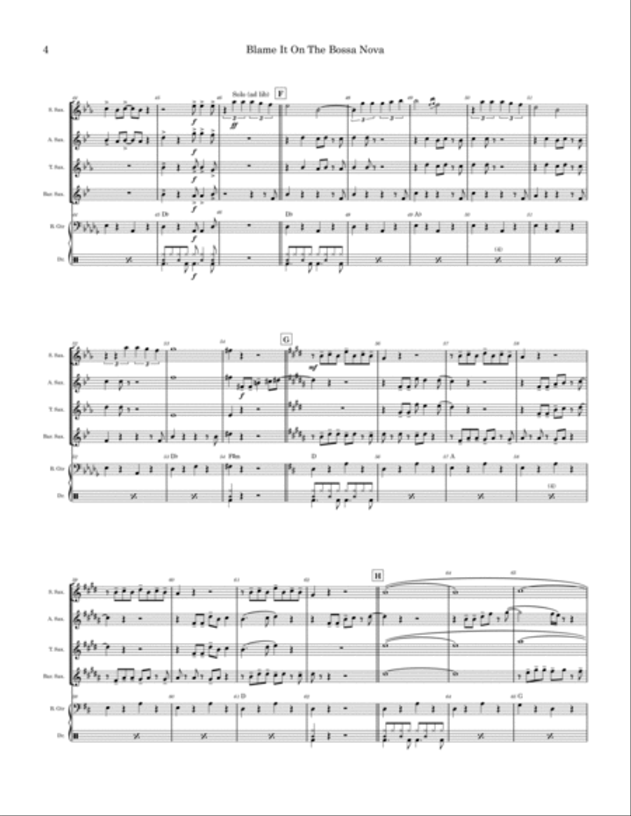 Blame It On The Bossa Nova image number null