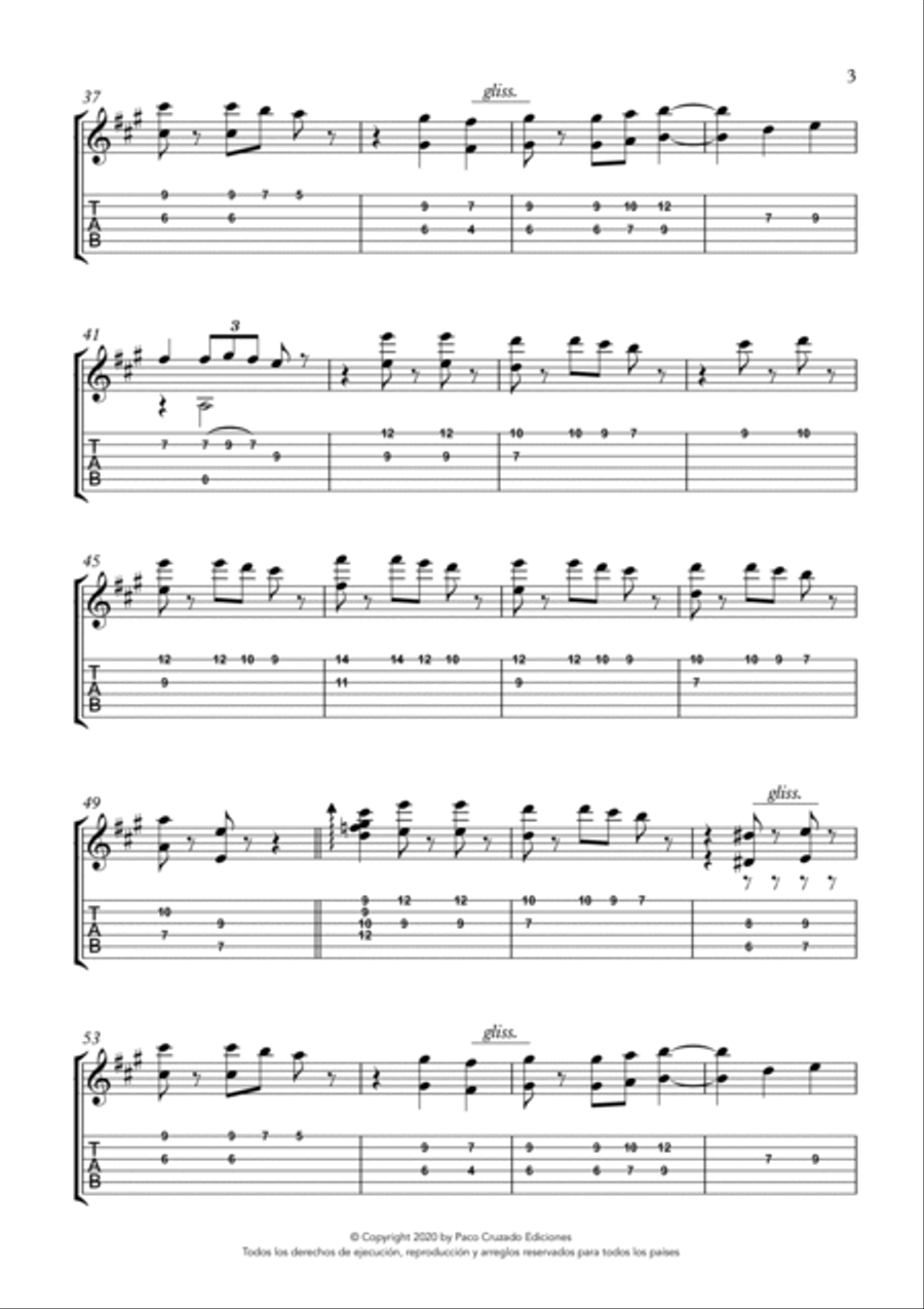 Caracoles Caracoles Classical Guitar scores gallery preview page 5