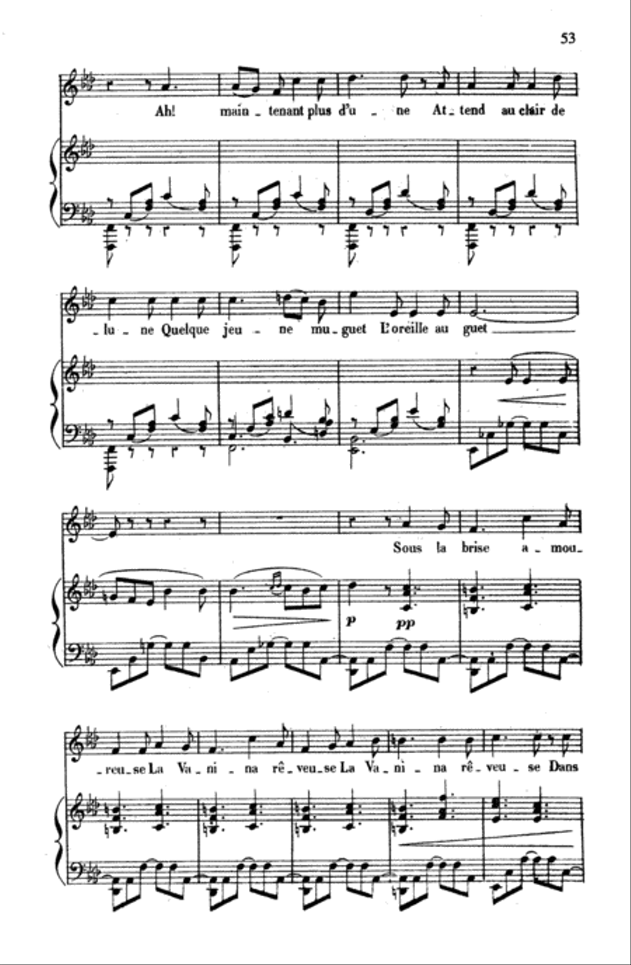 Gounod: Songs, Volume I, Medium Voice (French) Medium Voice scores gallery preview page 4