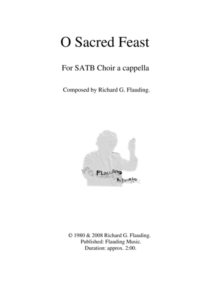 O Sacred Feast (Choir) image number null