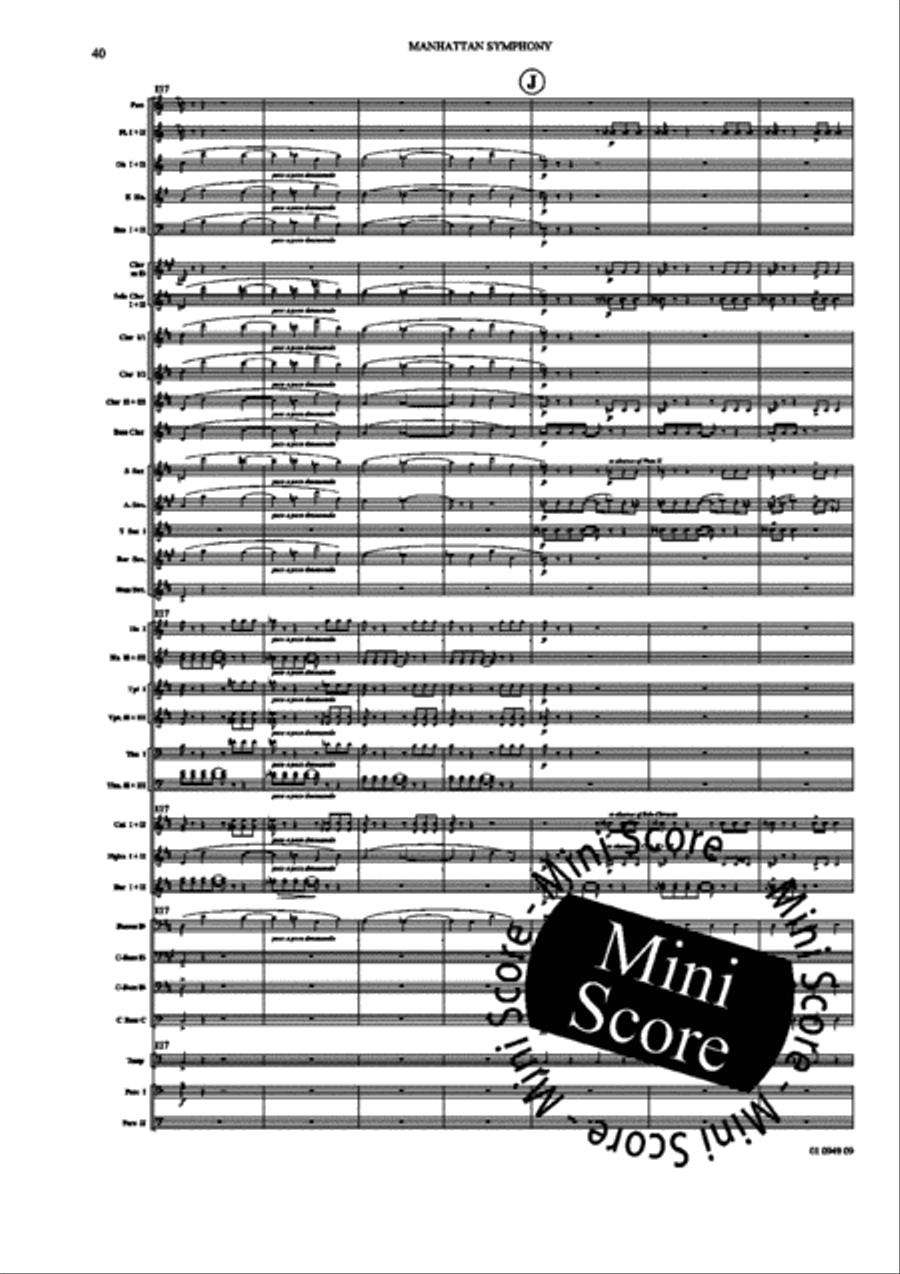 Manhattan Symphony Concert Band scores gallery preview page 44