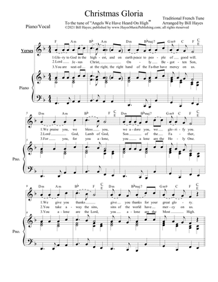 Christmas Gloria - Piano/Vocal