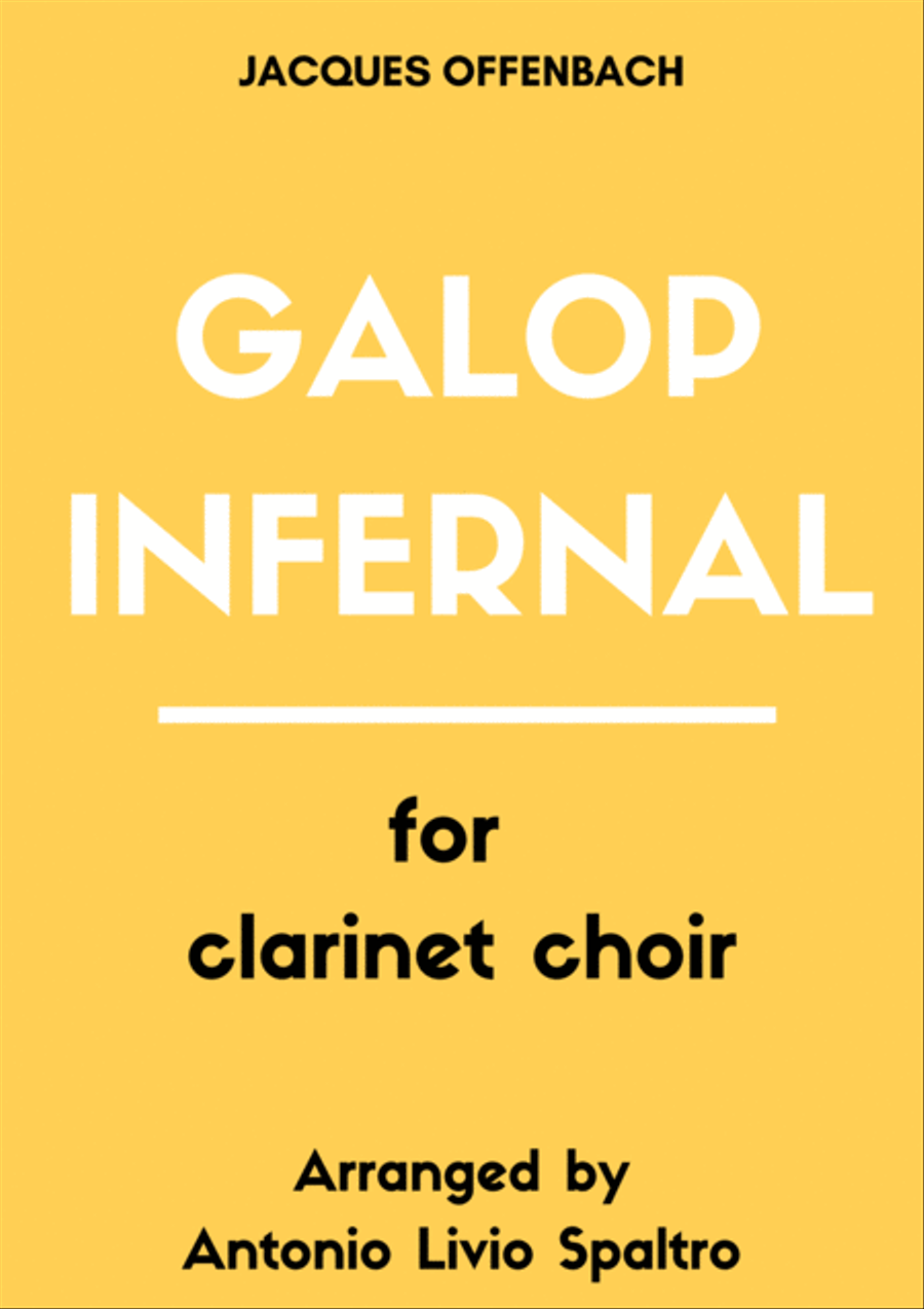 Galop Infernal (Can Can) for Clarinet Choir image number null