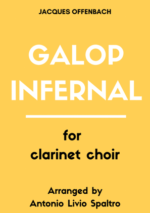 Galop Infernal (Can Can) for Clarinet Choir